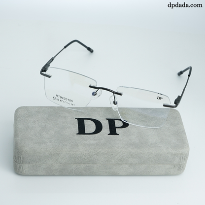 DP DADA.COM Rimless Spectacle Silver RT9420105