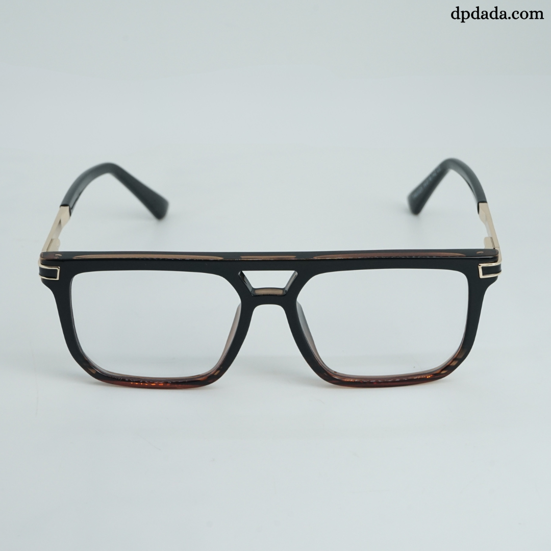 DP Dada TR7938 Matte Black Square Eyeglasses