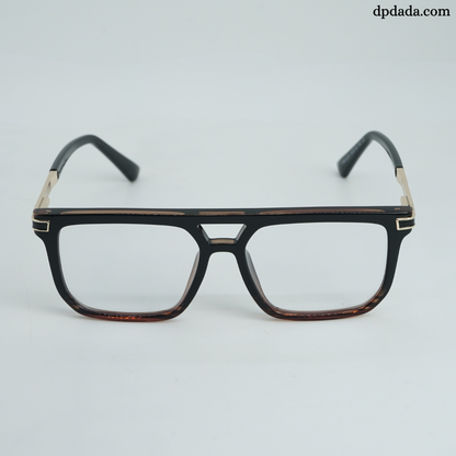 DP Dada TR7938 Matte Black Square Eyeglasses