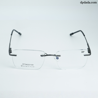 DP DADA.COM Rimless Spectacle Silver RT9420108