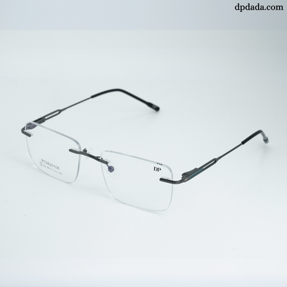 DP DADA.COM Rimless Spectacle Silver RT9420108