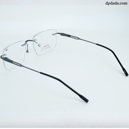 DP DADA.COM Rimless Spectacle Silver RT9420108