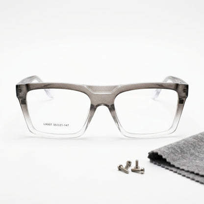 WideX Dual-Tone 3-in-1 Clip-On Eyewear with Blue Light Protection,
