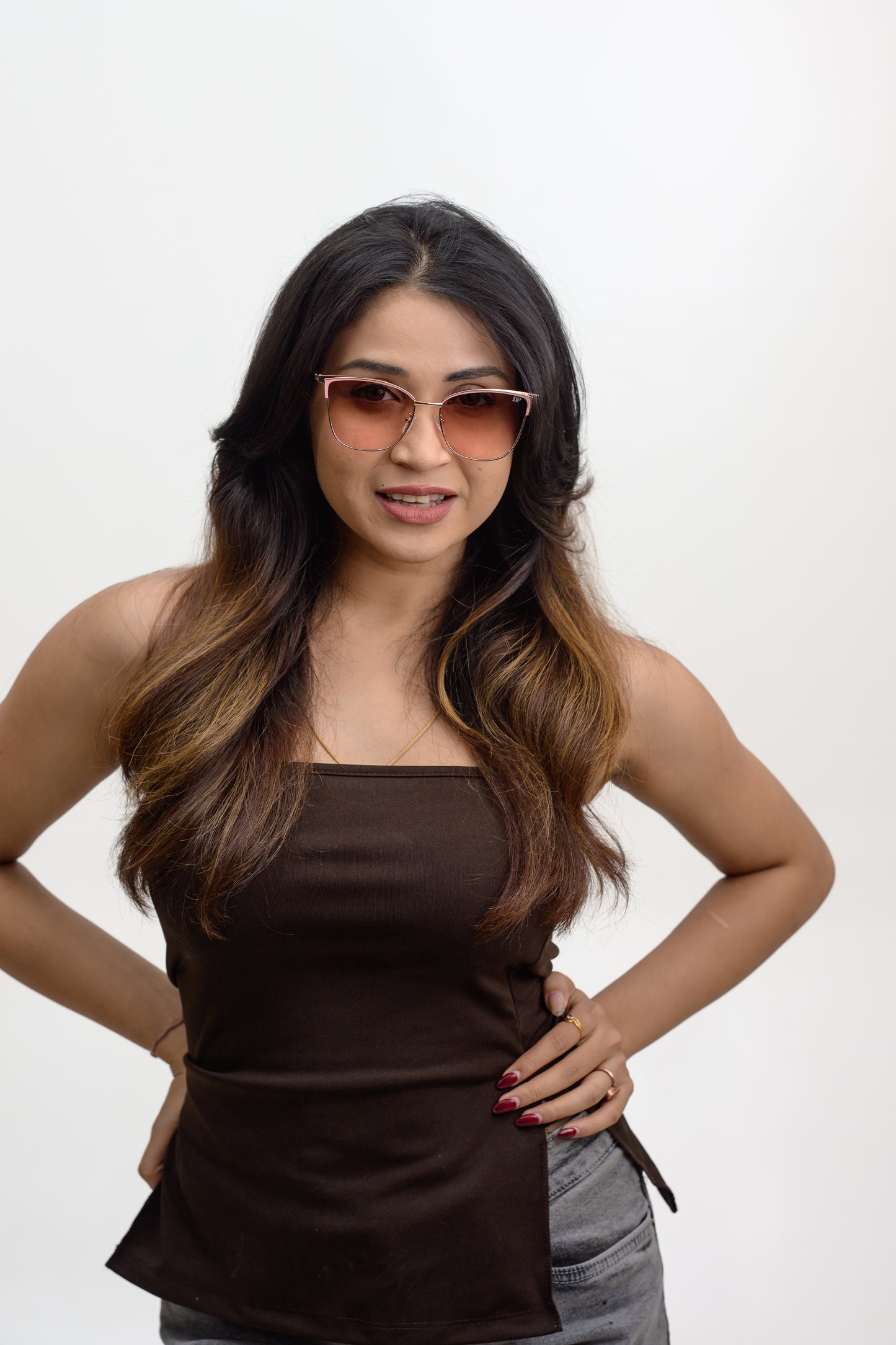 Blush Luxe Cat-Eye Sunglasses