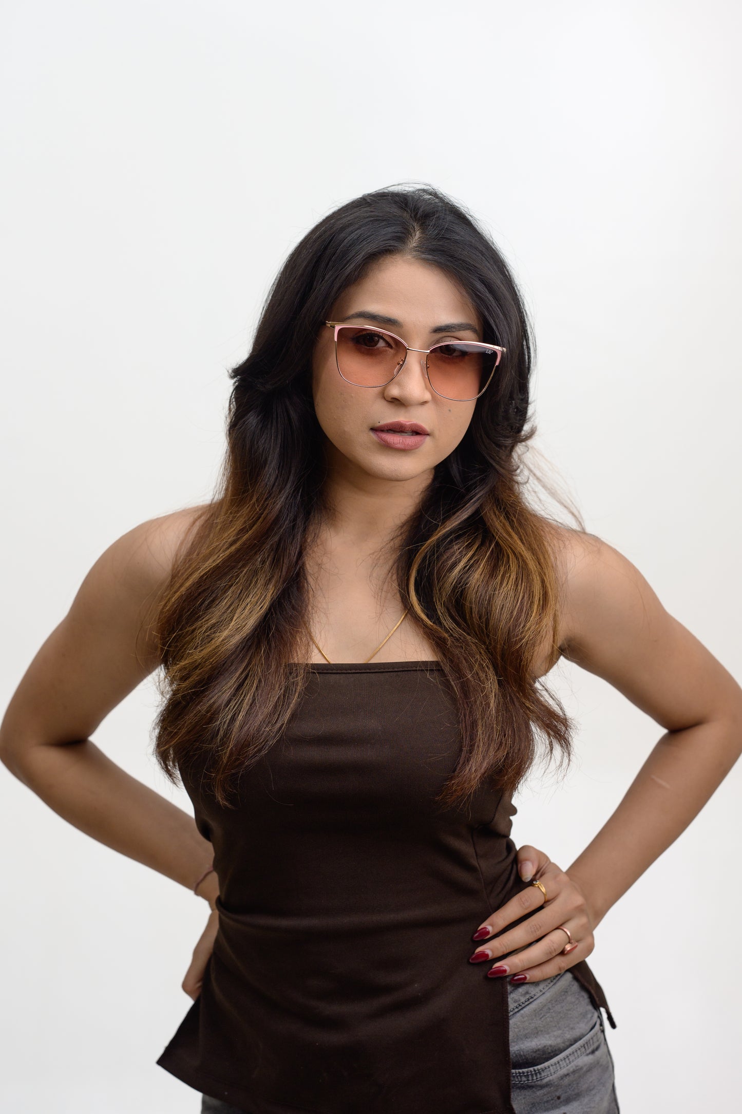 Blush Luxe Cat-Eye Sunglasses