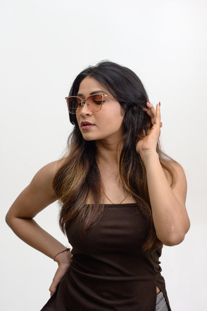 Blush Luxe Cat-Eye Sunglasses
