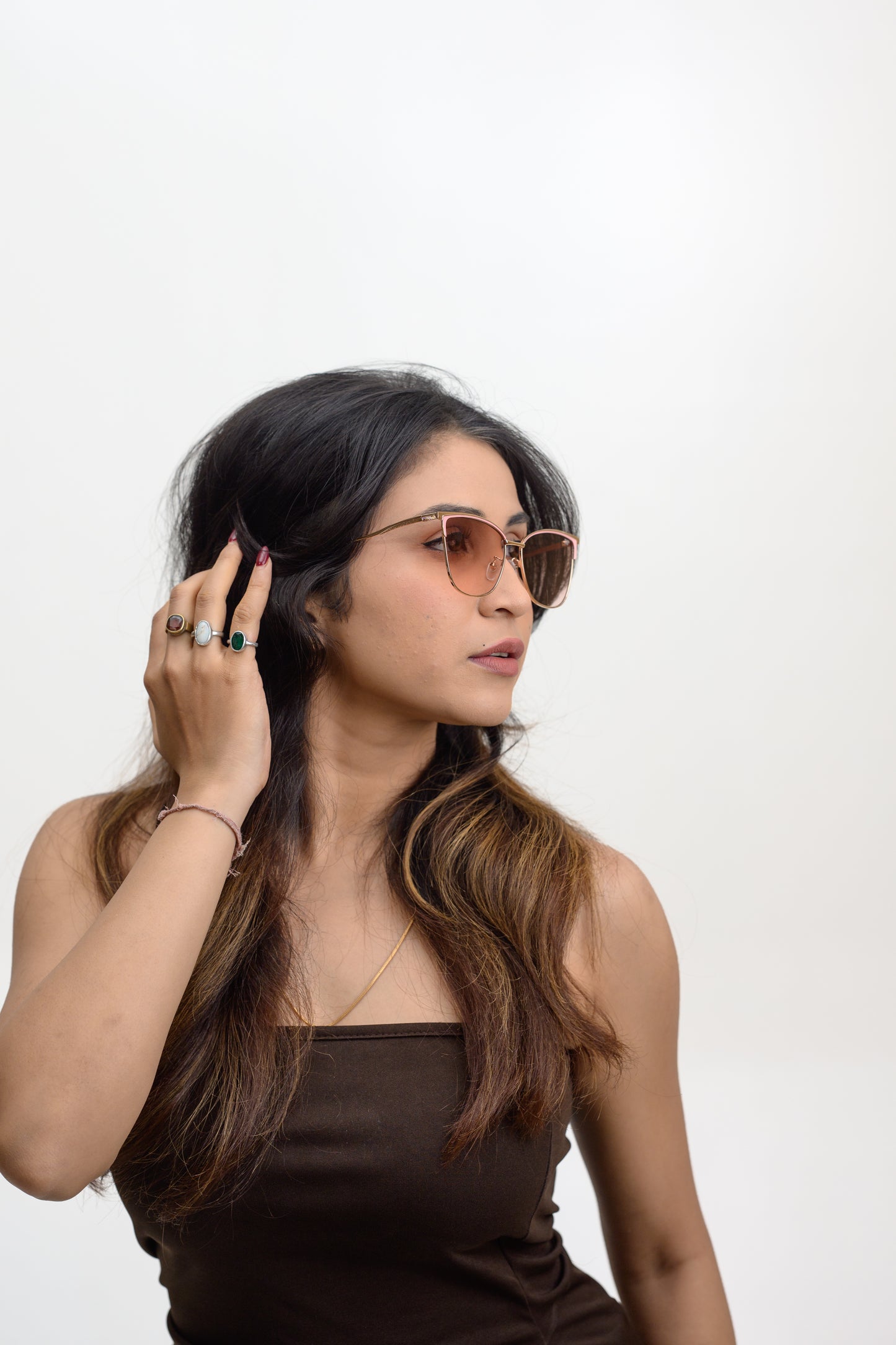Blush Luxe Cat-Eye Sunglasses