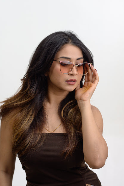 Blush Luxe Cat-Eye Sunglasses
