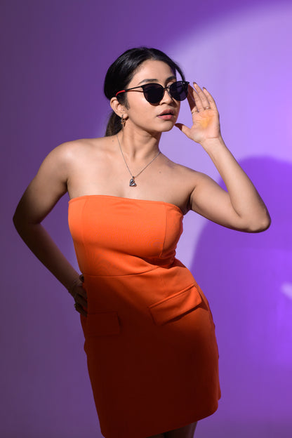 DP Noir Edge Cat-Eye Sunglasses