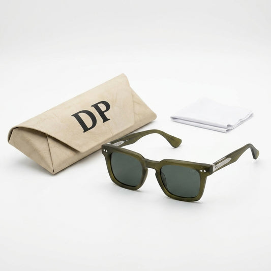 DP DADA Olive Luxe Sunglasses
