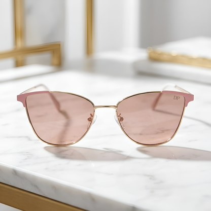 Blush Luxe Cat-Eye Sunglasses