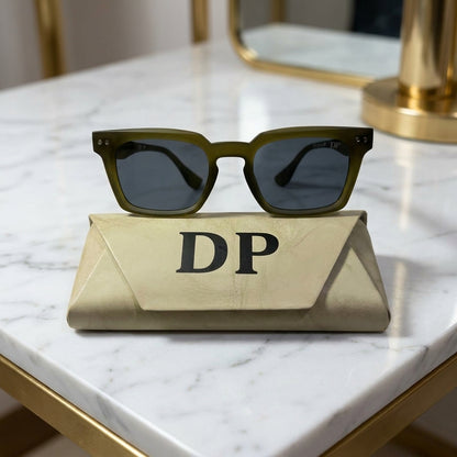 DP DADA Olive Luxe Sunglasses