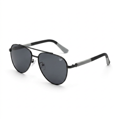 DP Classic Aviator Sunglasses – Matte Black