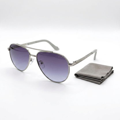 DP Dada Dot Com | Aviator Sunglasses – Blue Gradient Lens