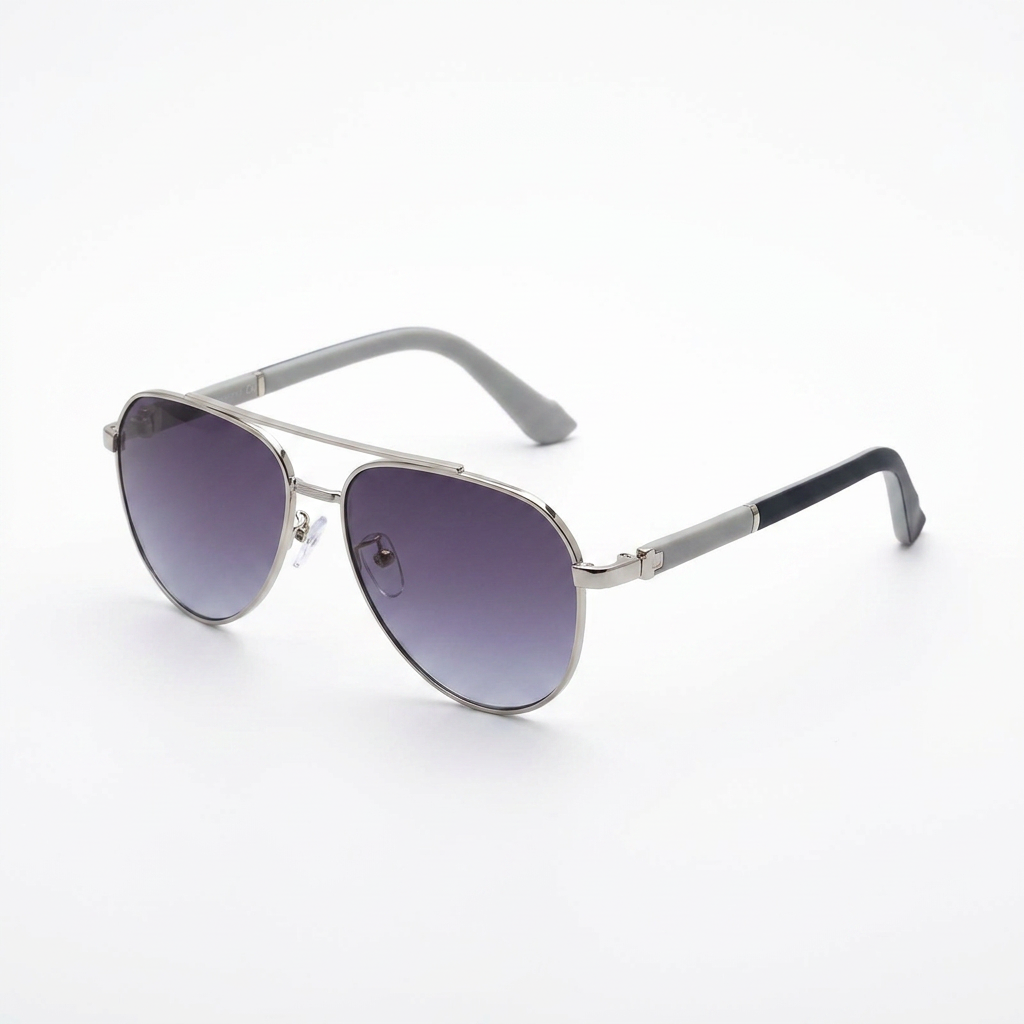 DP Dada Dot Com | Aviator Sunglasses – Blue Gradient Lens
