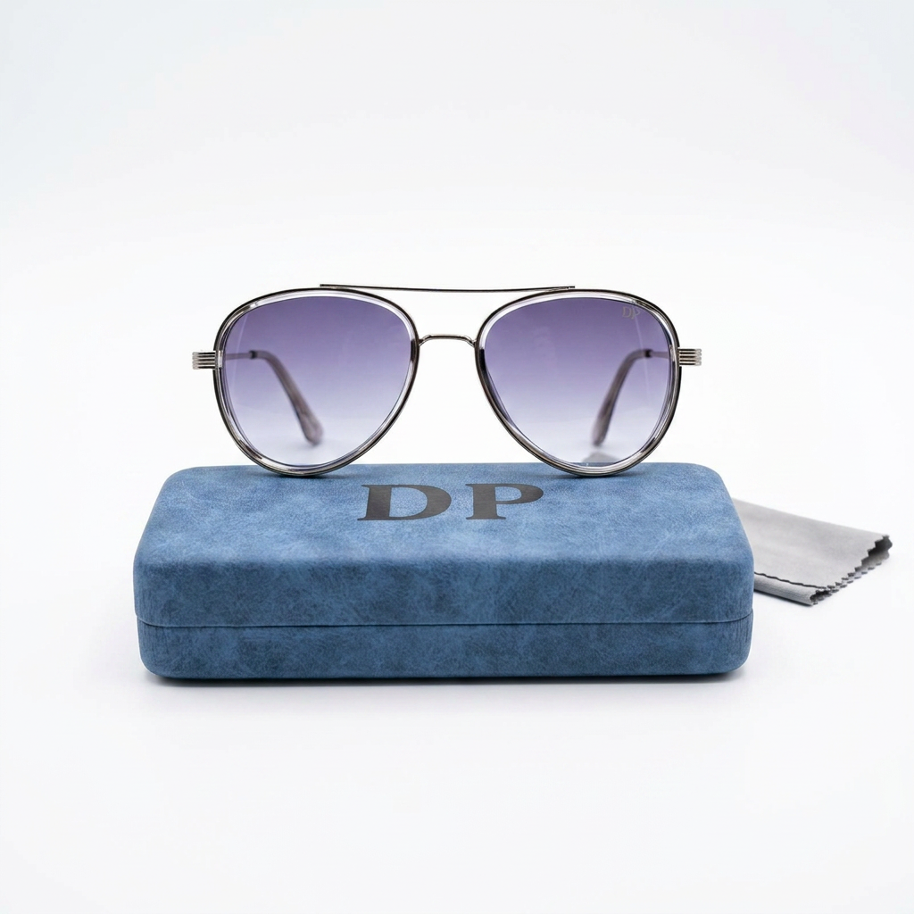Double-Bridge Round Aviator