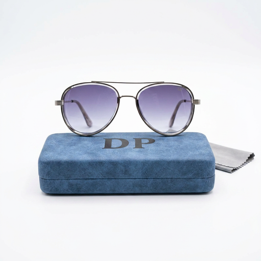 Double-Bridge Round Aviator