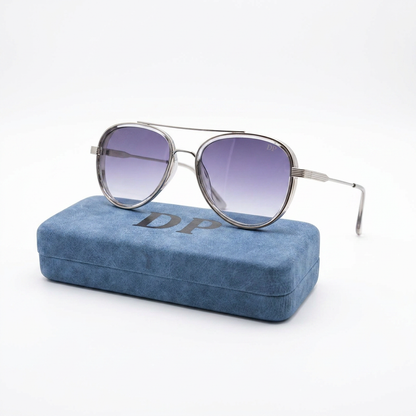 Double-Bridge Round Aviator