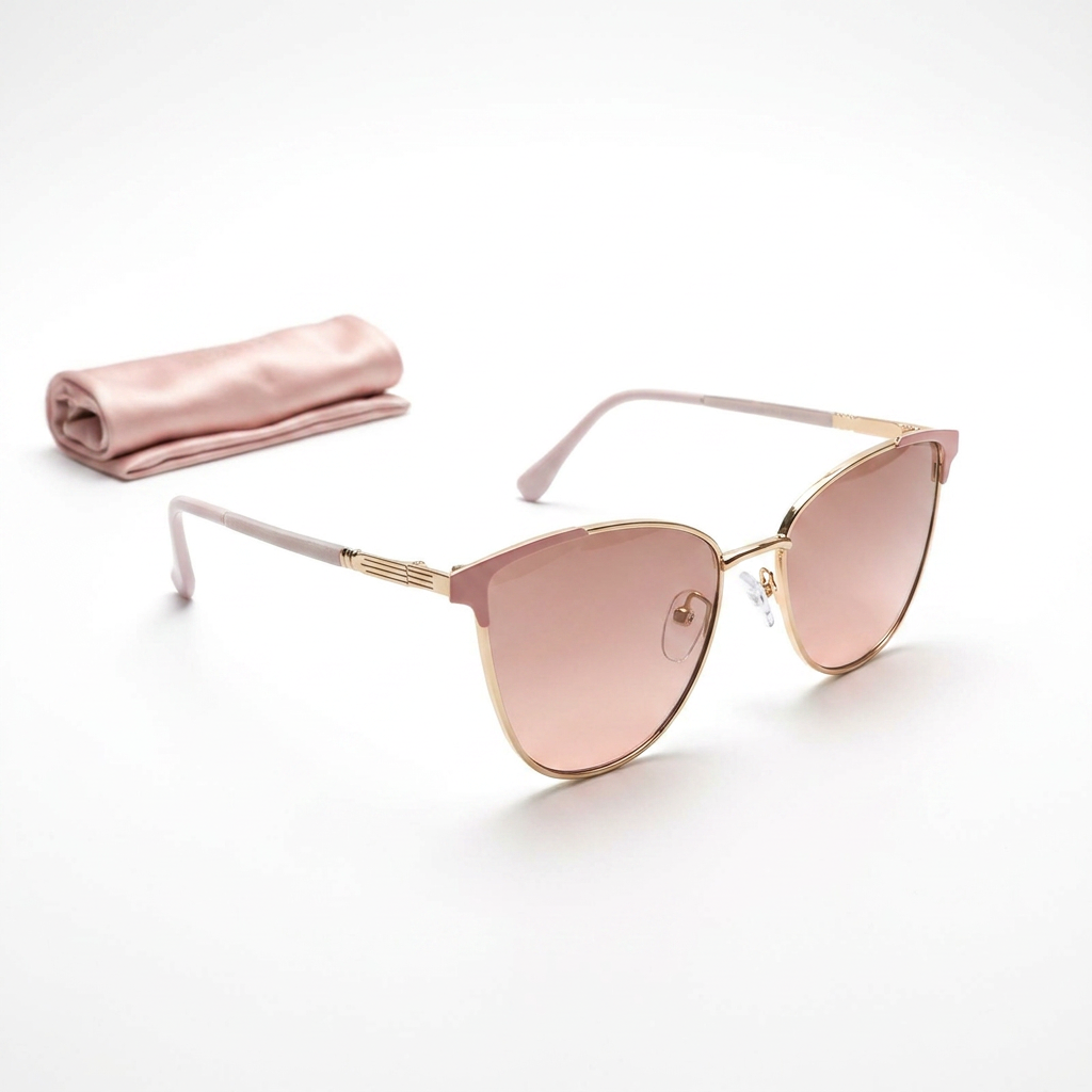 Blush Luxe Cat-Eye Sunglasses